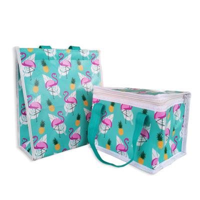 China Wholesale Waterproof High Quality Insulated Collapsible Lunch Packaging PP Nonwoven Cooler Bag for sale