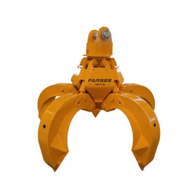 China Retail Farsee Technology FEOG2535 Hydraulic Orange Grapple Orange Peel Grapple For Doosan/Caterpillar/Sany/Shantui /LiuGong 25-35T Excavators for sale