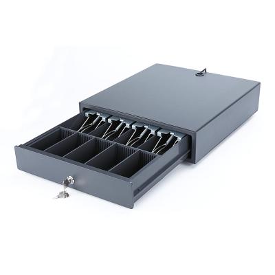 China Smart Supermarket Maken Mini Good Cash Drawer Small Stainless Steel Trigger Metal Construction for sale