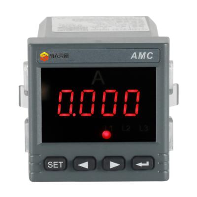 China High Quality Single Phase Mini Panel Digital Ampere Meter AMC48-AIM for sale