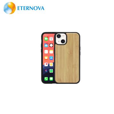 China Wood+TPU Cell Cell Phone Back Cover Wooden Bamboo Case For Max Pro Phone 13 Wooden Phone Cases for sale