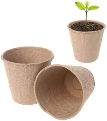 China Agriculture Peat Potted Plant Starters For Seedling Planting Seed Tray Germination Nursery Cups for sale