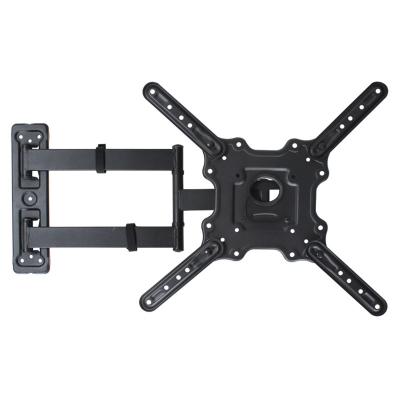 China Cold Rolled DF400 Steel Wall Mount Angle Metal Bracket Retractable Led LCD TV Adjustable Swing Bracket 32-55