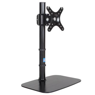 China 13-32 Inch Adjustable Computer Monitor Computer Monitor Base Desk Rotation Lifting Bracket for sale