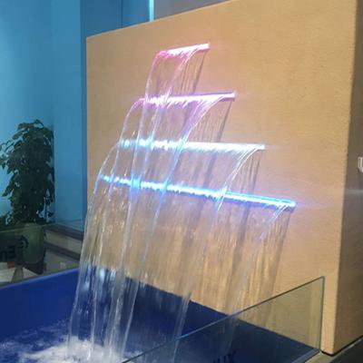 China Decorative Rectangle Water Wall Waterfall Indoor Waterfall Eco - Friendly for sale