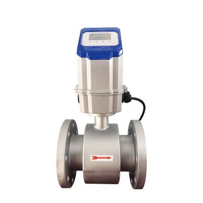 China PTFE/PFA/F46/Neoprene/Polyurethane electromagnetic gprs type rubber type sewage water flow meter wifi Lorawan electromagnetic water flow meter suppliers wifi of waste for sale