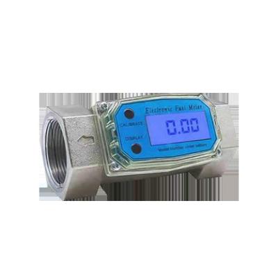 China Aluminum Alloy HBYB High Precision Digital K24 Turbine Flow Meter Oil Or Water Flow Electronic Pulser Meter for sale