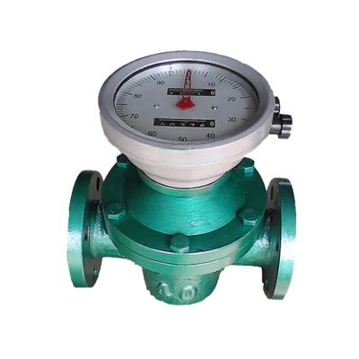 China Kaifeng Carbon Steel Outlet Oval Flow Meter HBYB Speed ​​Flow Meter Gasoline And Diesel Oil Supplier for sale