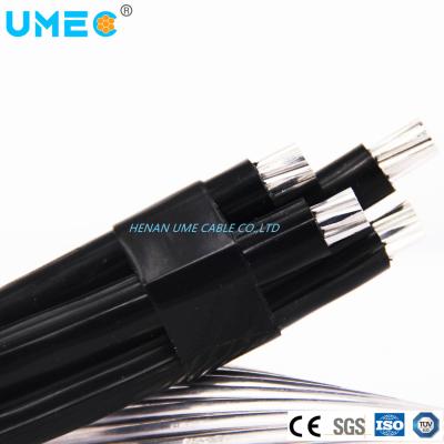 China Round Wire Aluminum Conductor ABC Cable Quadruplex Service Drop Cable for sale