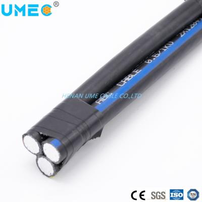 China Round Wire Electric Conductor Aluminum Caai Cable 3X35 1X16 Na25mm2 PVC XLPE Insulation for sale