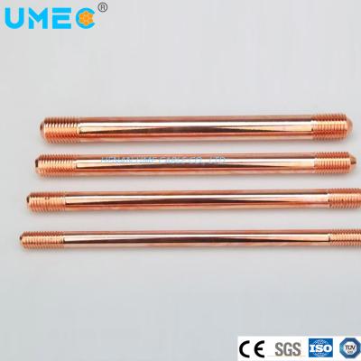 China Grounding And Lightning Protection Copper Clad Steel Rod 99.9% Pure Copper Bonded for sale