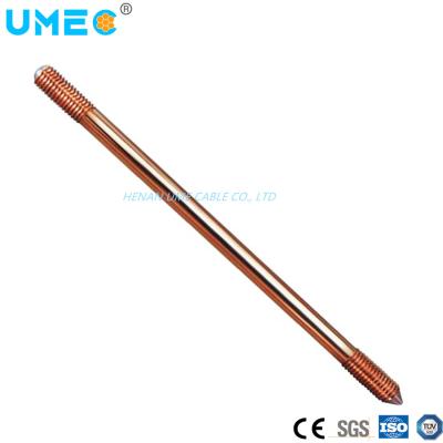 China 0.254mm Thick Copper Layer Electrolytic Copper Molecular Copper Clad Steel Grounding Rod for sale