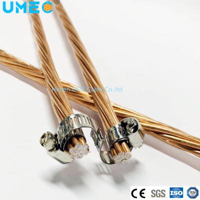 China OEM aceito Indústria de fios de cabo coaxial Condutor nu Cobre revestido de aço CCS à venda