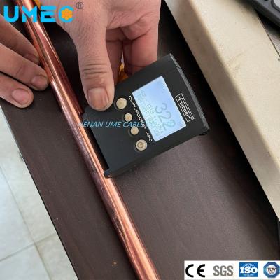 China Anti-Static Ground Round Shape Copperweld Rod with 0.254mm Copper Layer Thickness for sale