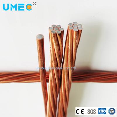 China Electric CCS 40%Iacs Conductivity 2.05mm 3.26mm Copper Clad Steel Composite Conductor for sale