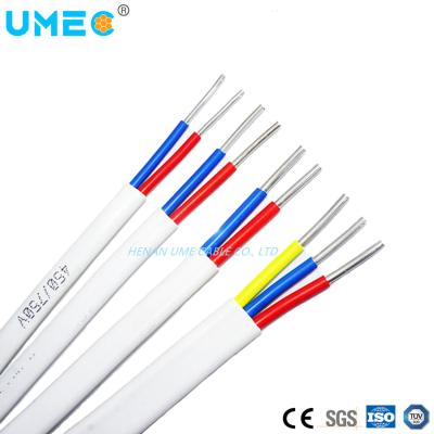 China Flat Wire 1.5mm 2.5mm Twin and Earth Cable Building Wire Power Cable for Home Wiring for sale