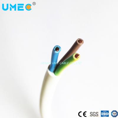 China Copper Conductor Electrical Wire Rvv 3 Cores Flexible Wire for Third Party Inspection for sale