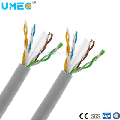 China CAT6 Cable 4 Pair 23AWG 24AWG CCA Wire Core Material 305m Per Roll CAT6 UTP Cable for sale