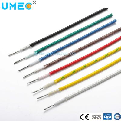 China Electric Control Panel Flex Tinned Copper Silicone Sheath Fiberglass Braided Cable Wire for sale