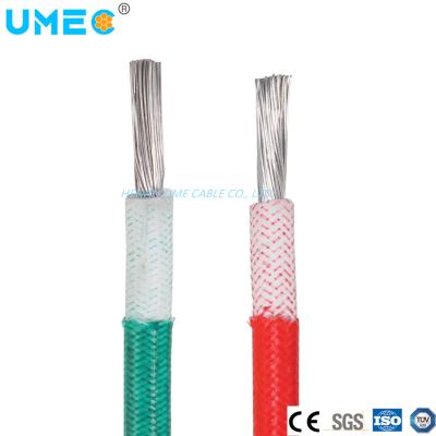 China Silicone Rubber Insulated Wire With Glass Fiber Braiding 180 Ordm C 1.5 2.5 4mm Sup2 for sale