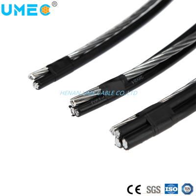 China ABC Service Drop Cable 0.6/1kv Aerial Bundled Black Cable Al/PE 4X16 4x25 4x50mm2 IEC 60502-1 for sale