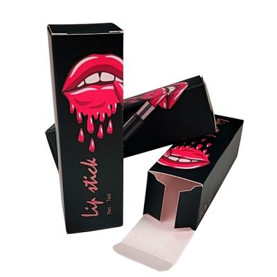 China Factory direct high quality recyclable custom printed luxury lip gloss lipstick cosmetic packaging box for wholesale for sale