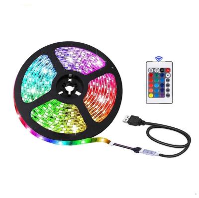 China TV backgound led strip light 5050 RGB USB TV background 5 meters waterproof led strip lights for sale