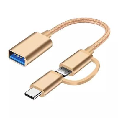 China Cantell Usb2.0 Adapter Type C Otg Cable Usb C Male MP3/MP4 Player To Female Otg Cable Connector - Buy Usb C Otg Usb 3.0 A Cable for sale