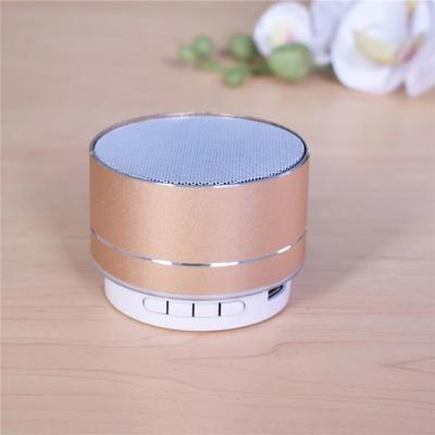 China AirPlay Subwoofer Mini Portable A10 Outdoor Wireless Speaker With Led Flashing Colorful Metal Bass Speaker For Mobile Phone for sale