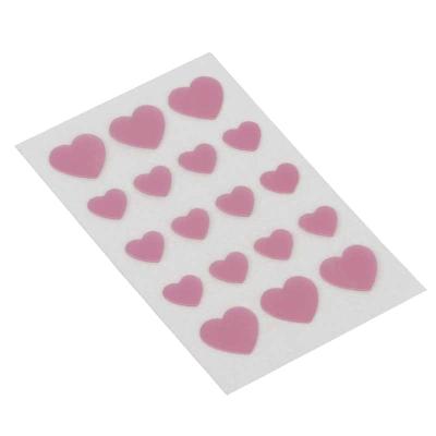 China Home Use+office+travel 18 Patches Pimple Patches Hydrocolloid Love Heart Shape Acne Absorbing Cover Face Blemish Sticker Beauty Makeup Tool hydrocolloi for sale