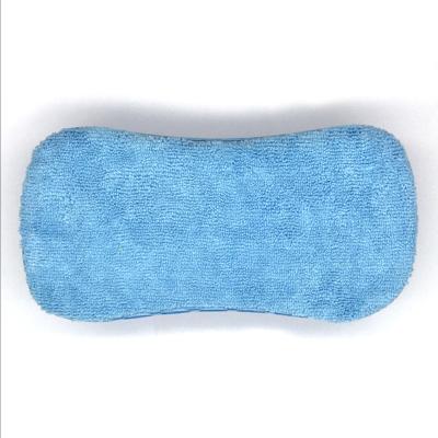 China Coral velvet Coral Velvet Double Side Car Wash Tool Water Absorption Sponge Brush Sponge Block Car Cleaning Sponges Wholesales for sale