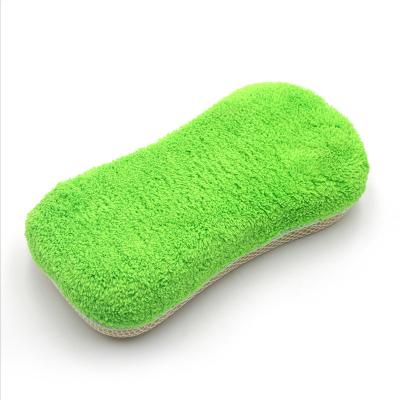 China Chenille Wholesale Car Wash Cleaning Sponge Chenille Water Absorption Cleaning Foam Sponge Washing Car Wash Polishing Wax Sponge for sale