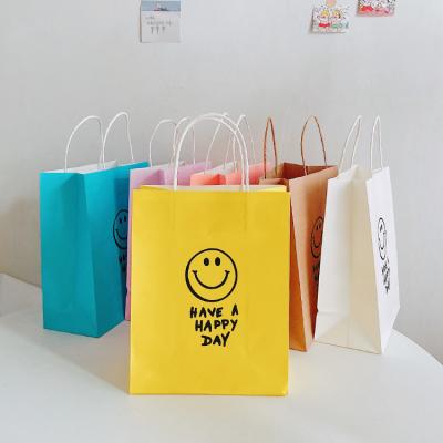 China Recycled Materials Free Design Brown Kraft Paper Bags Paper Shopping Bag With Logo,Paper Kraft Bag Custom Paper Bag for sale