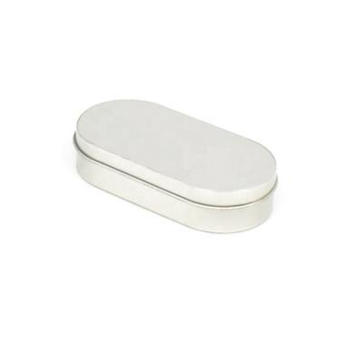 China Other Custom Accessories Small Oval Shape Tools Metal Packaging Pencil Tin Box for sale