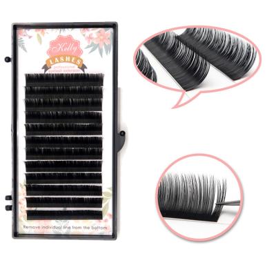 China Best Super Flexible Brands Different Eyelash Extension 18mm Lash Extension Faux Mink Eyelash Extension Different Suppliers for sale