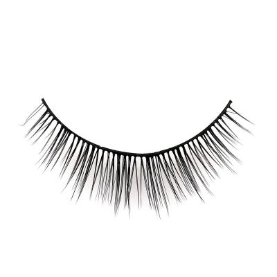 China 2022 Long Strip 3D Natural Natural Full Faux Mink Lashes Fake Lashes Custom Logo And Cheap Bundle Lashes for sale