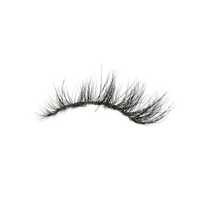 China Hot-selling natural soft beauty products cheap half price real mink lashes good quality supply labels for sale