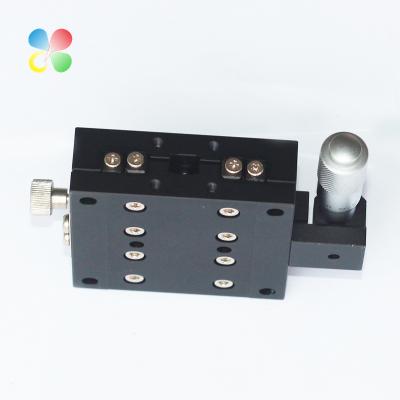 China Alumiunm Direct Sales 80*80 mm Size Linear Motion Guide Manual Stage Aluminum Linear Stage for sale