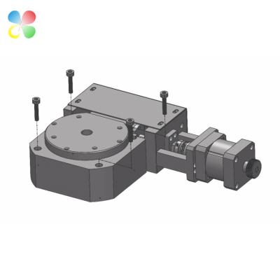 China Aluminum Motorized Rotation Stages With Stepper Motor Rotary Platform Fune Tunning Motorized Rotary Stage for sale