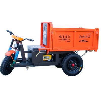 China Mini Cargo Construction Tricycle Electric Cargo Dumper Mining Electric Dump Truck for sale