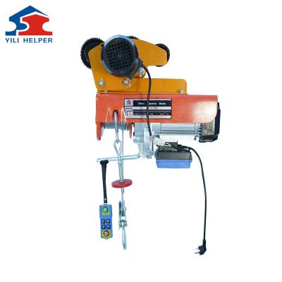 China Hotels PA400 Mini Electric Hoist With Trolley small Mini Lift Electric Winch Hoist for sale