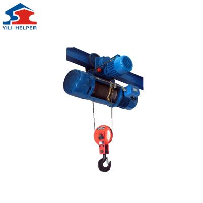 China Garment Shops Lightweight Building Material 2 Ton Wire Rope Pulling Electric Hoist Crane For Factory Warehouse for sale