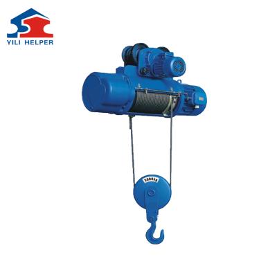 China High quality building material stores electric cable crane 2 ton electric wire rope pulling crane price for sale