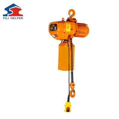 China Construction site pusher electric chain hoist 2 ton stainless steel electric chain hoist with lifting motor for sale