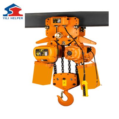 China Garment shops electric chain hoist 10 ton low stainless steel electric chain hoist clear for sale