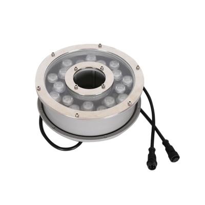 China Stainless Steel Dmx Fountain IP68 Pool Underwater Led Lights for sale