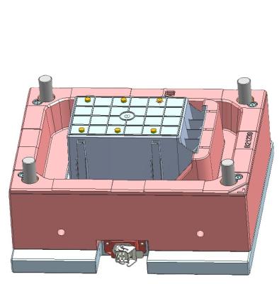 China Mold Metal Customized Injection Molds Plastic Stackable Spare Parts Bin Organizer Box for sale