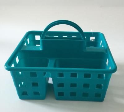 China Sustainable Portable Storage Basket Plastic Shower Basket Bath Accessories Shower Basket For Bath for sale