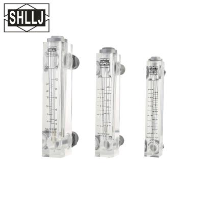 China LZM Series Acrylic Panel Mounted Rotameter Acrylic Liquid Flow Meter (Flow Meter) with CONTROL VALVE for sale