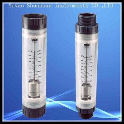 China Acrylic type tube pipe in line flow meter for sale